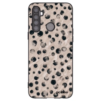 Picasee husă neagră din silicon pentru Realme 5 - Inked