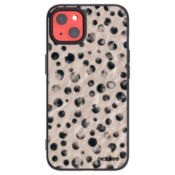 Picasee husă neagră din silicon pentru Apple iPhone 13 - Inked