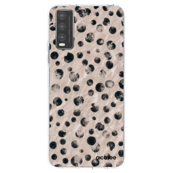 Picasee husă transparentă din silicon pentru Vivo Y20s - Inked