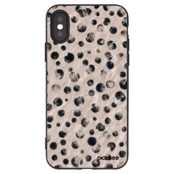 Picasee husă neagră din silicon pentru Apple iPhone X/XS - Inked