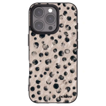 Picasee husă neagră din silicon pentru Apple iPhone 16 Pro - Inked