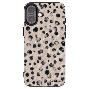 Picasee husă neagră din silicon pentru Apple iPhone 16 Plus - Inked