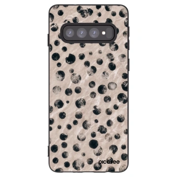 Picasee husă neagră din silicon pentru Samsung Galaxy S10 G973 - Inked