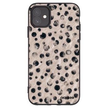 Picasee husă neagră din silicon pentru Apple iPhone 11 - Inked