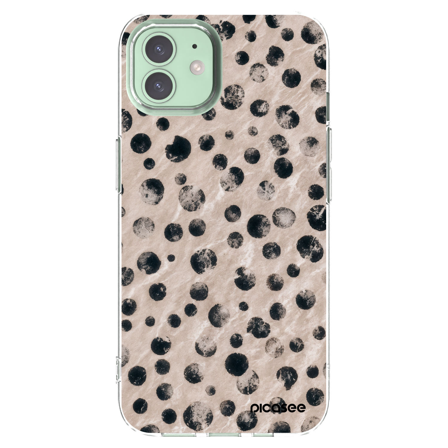 Picasee husă transparentă din silicon pentru Apple iPhone 12 - Inked