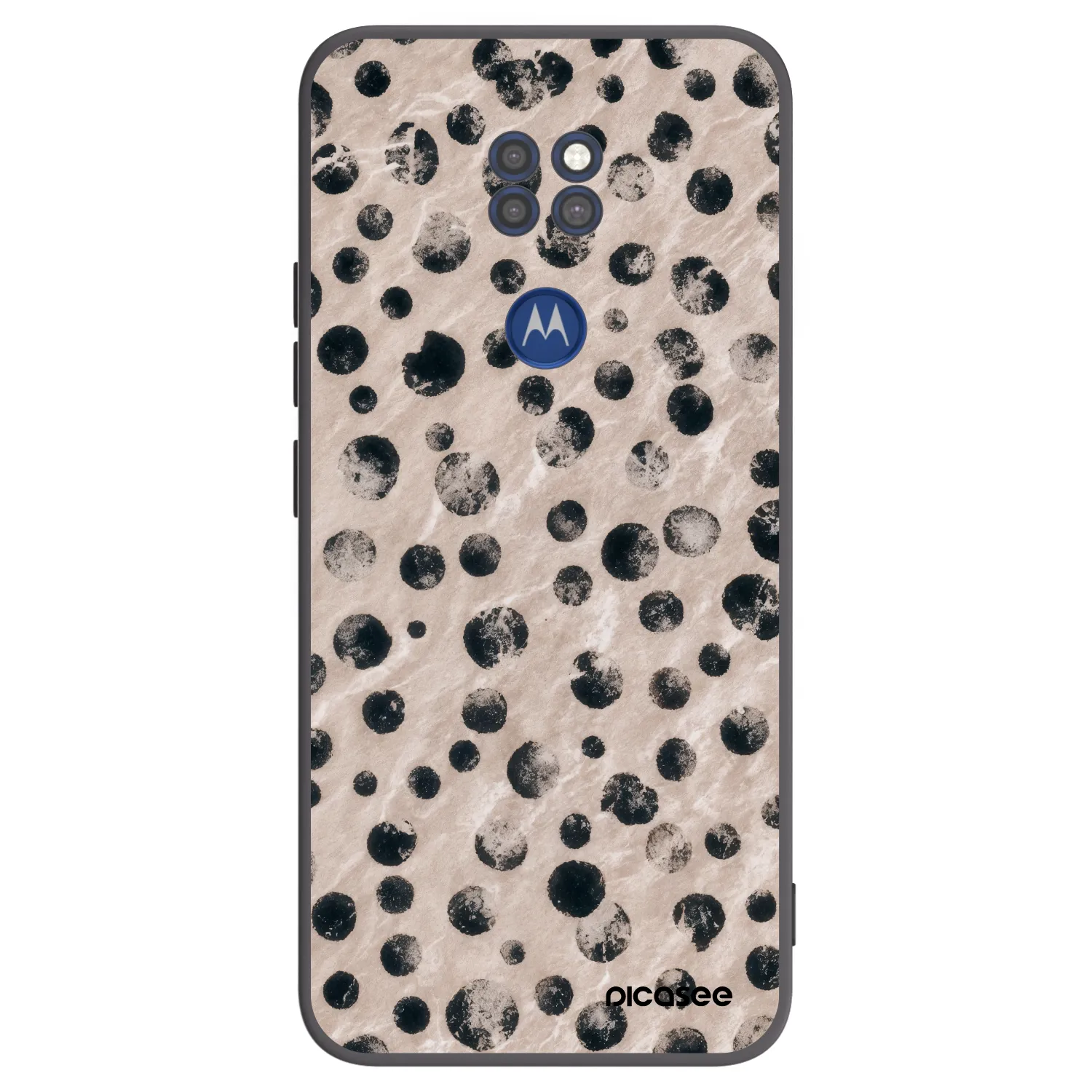 Picasee husă neagră din silicon pentru Motorola Moto G9 Play - Inked