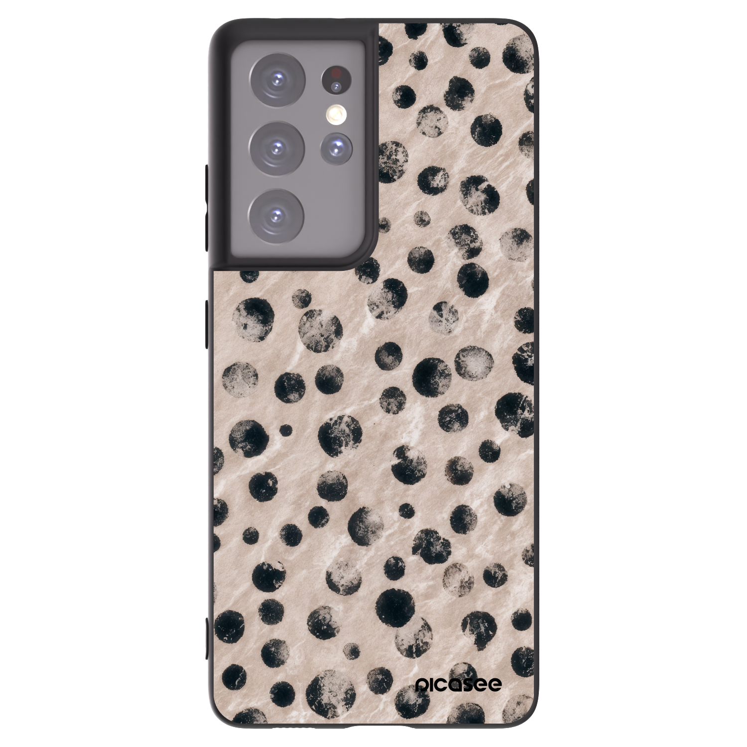 Picasee husă neagră din silicon pentru Samsung Galaxy S21 Ultra 5G G998B - Inked