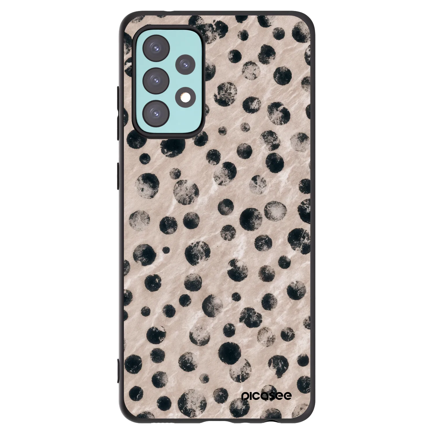 Picasee husă neagră din silicon pentru Samsung Galaxy A72 A725F - Inked