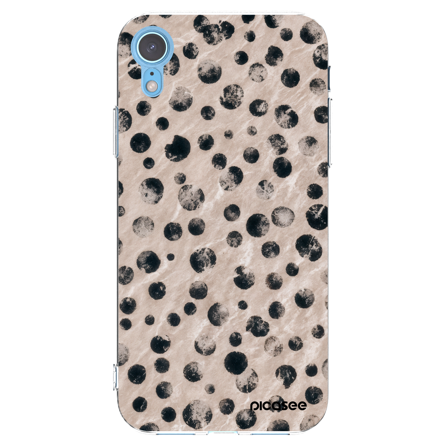 Picasee husă transparentă din silicon pentru Apple iPhone XR - Inked