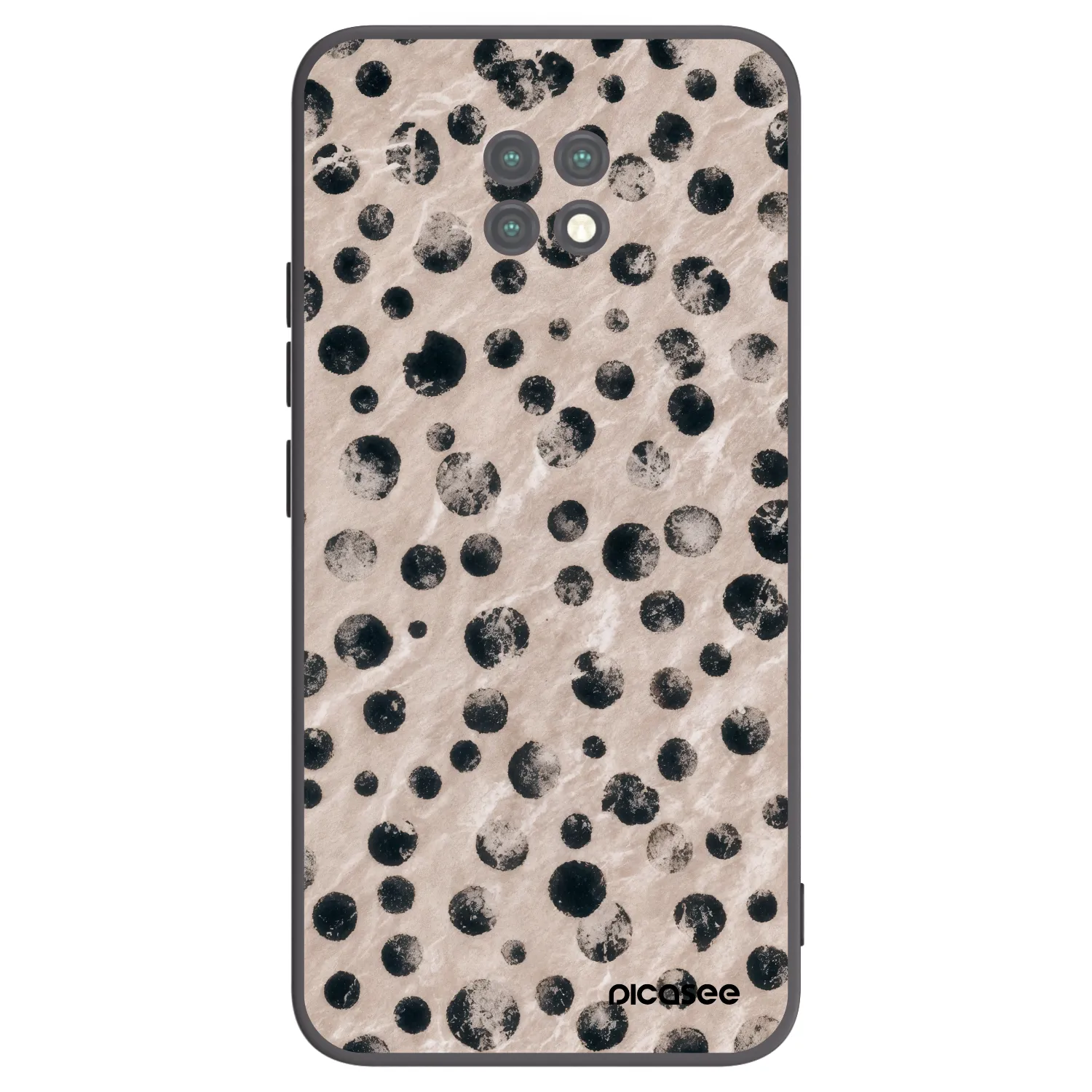 Picasee husă neagră din silicon pentru Xiaomi Redmi Note 9T - Inked