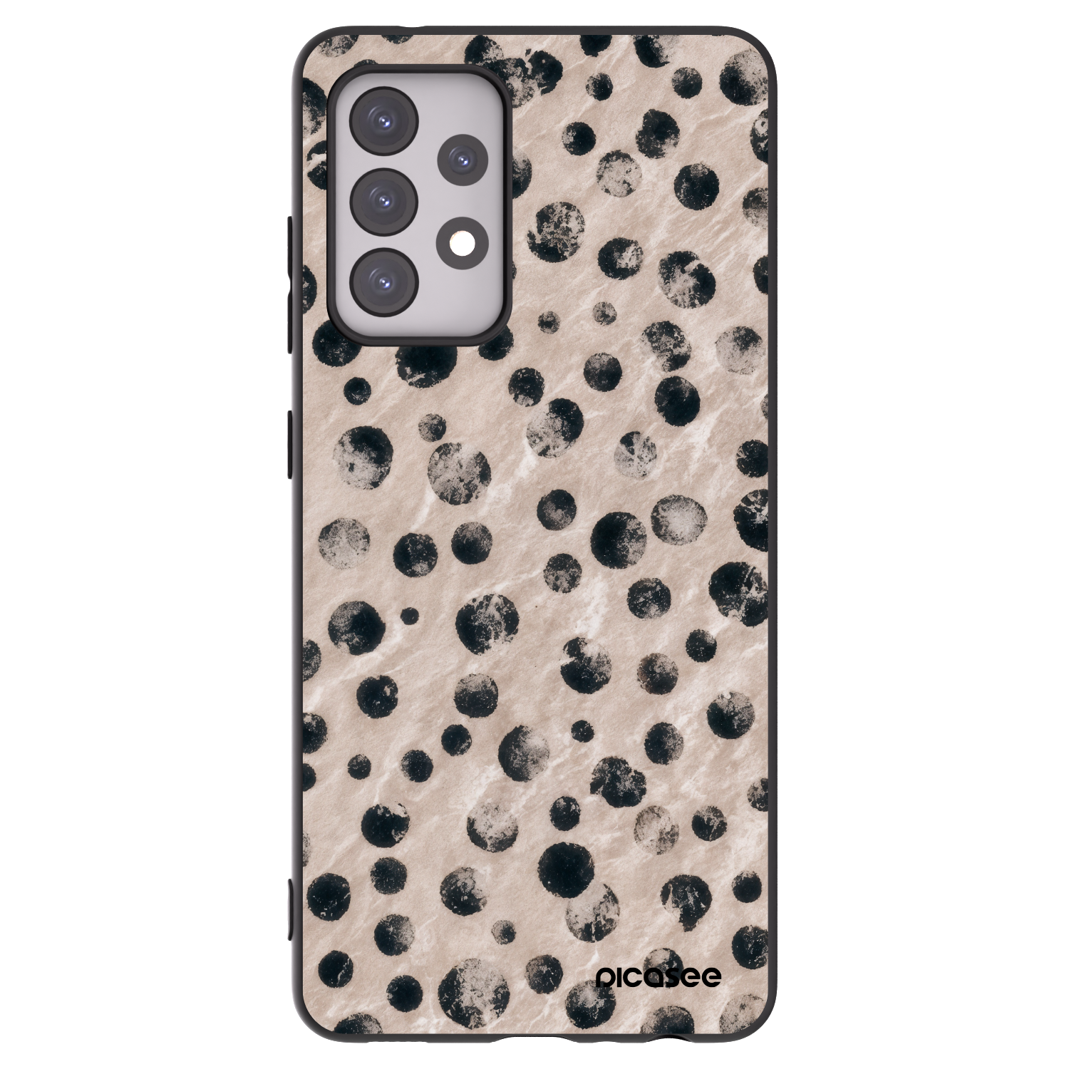 Picasee husă neagră din silicon pentru Samsung Galaxy A52s 5G A528B - Inked