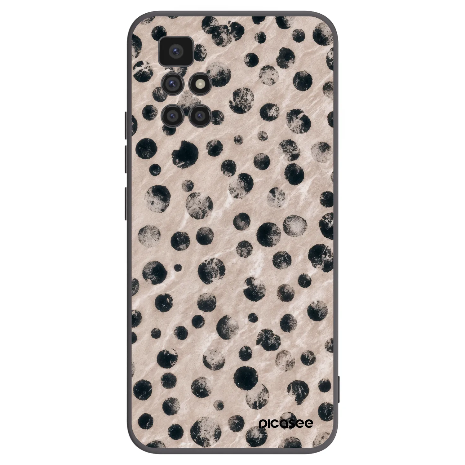 Picasee husă neagră din silicon pentru Xiaomi Redmi 10 - Inked