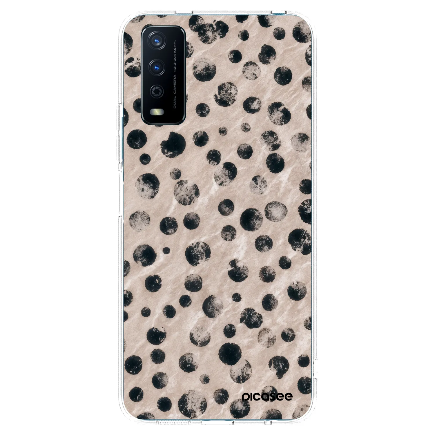 Picasee husă transparentă din silicon pentru Vivo Y11s - Inked