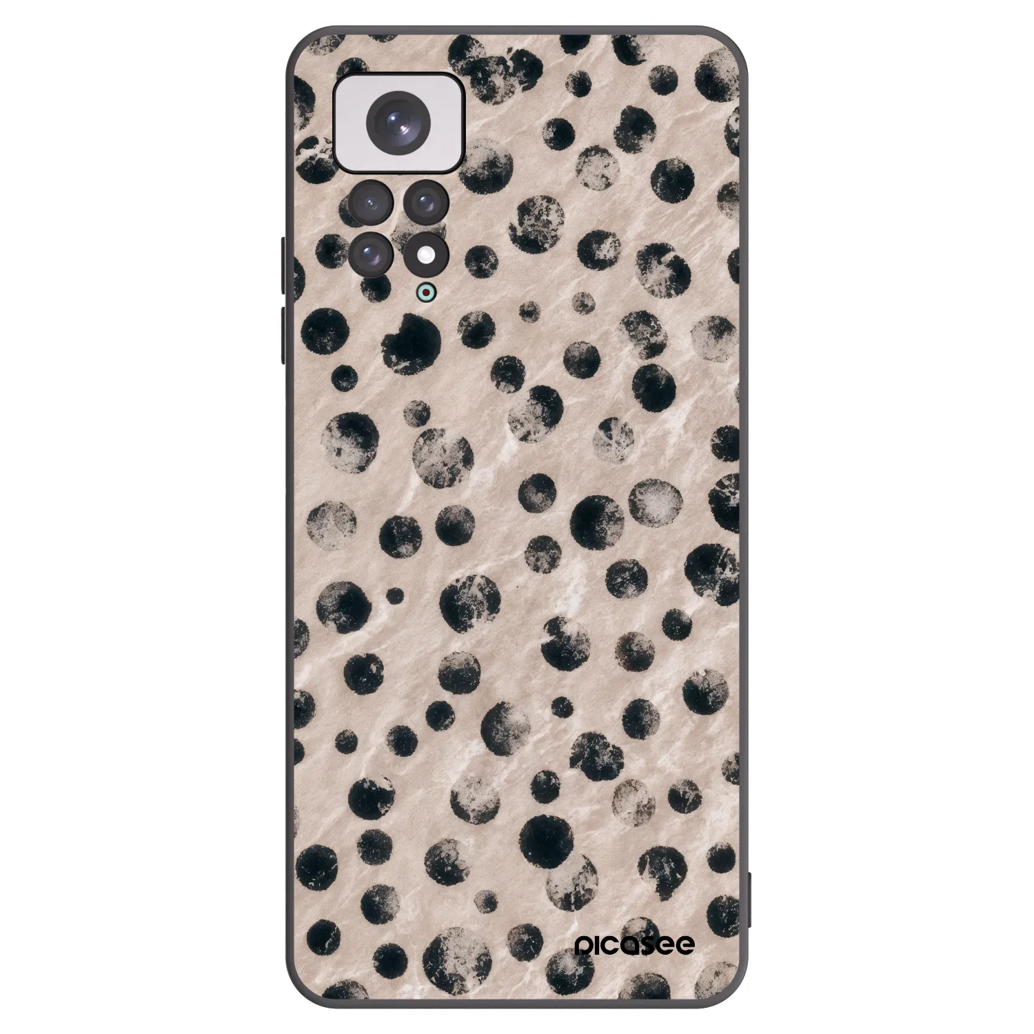 Picasee husă neagră din silicon pentru Xiaomi Redmi Note 11 - Inked