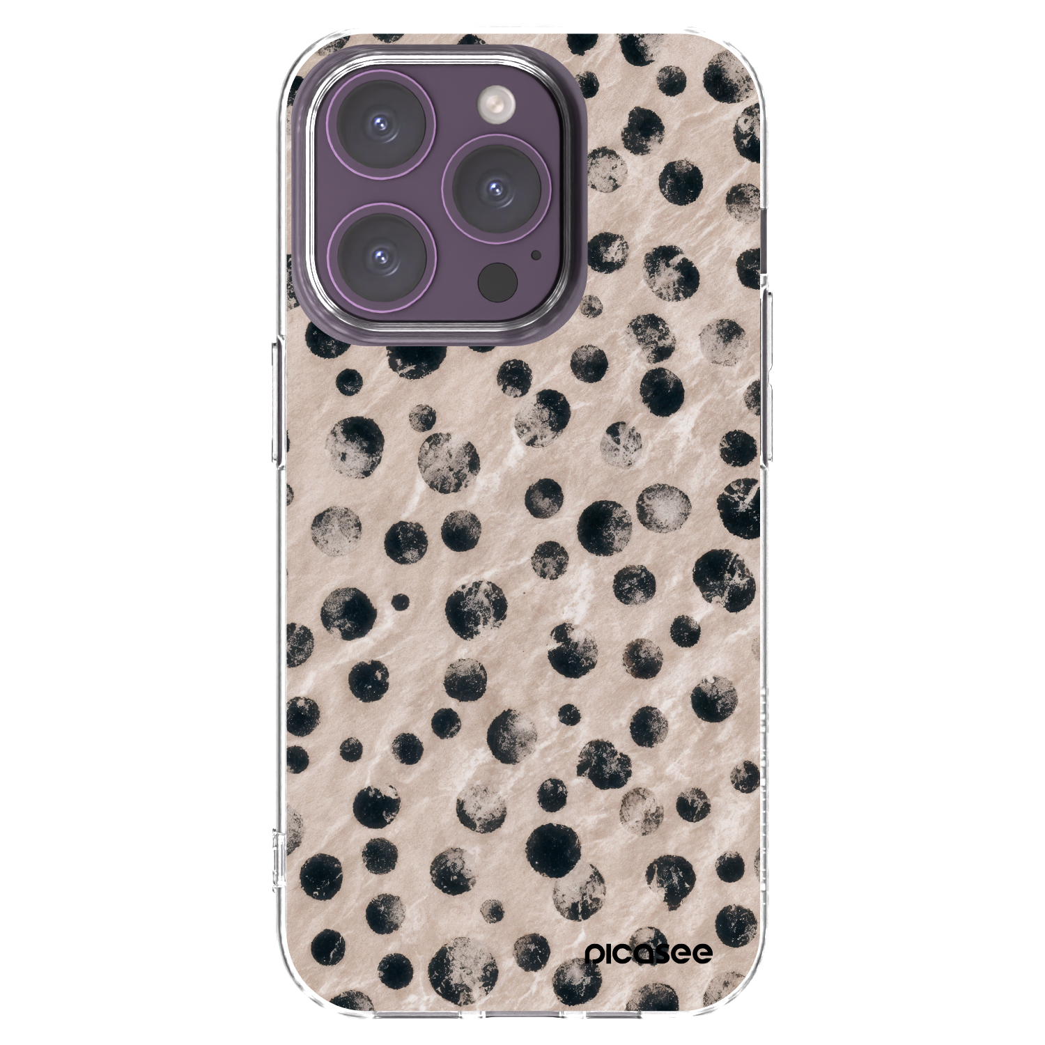 Picasee husă transparentă din silicon pentru Apple iPhone 14 Pro - Inked