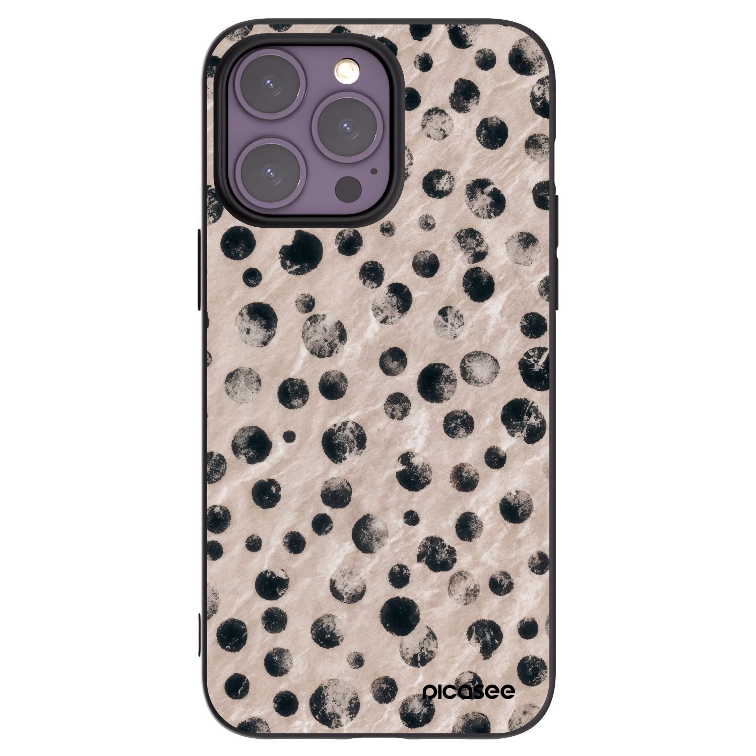 Picasee husă neagră din silicon pentru Apple iPhone 14 Pro Max - Inked