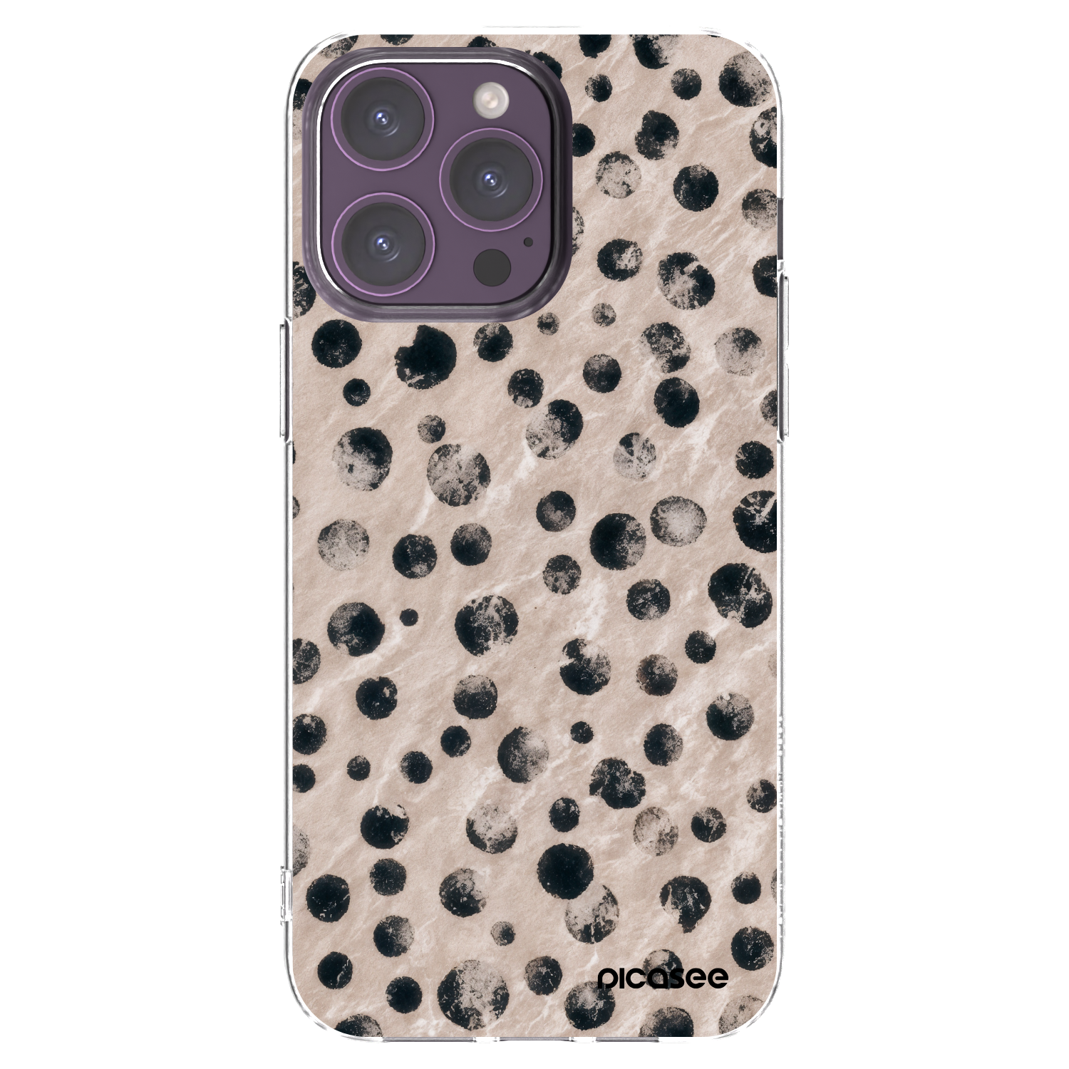 Picasee husă transparentă din silicon pentru Apple iPhone 14 Pro Max - Inked