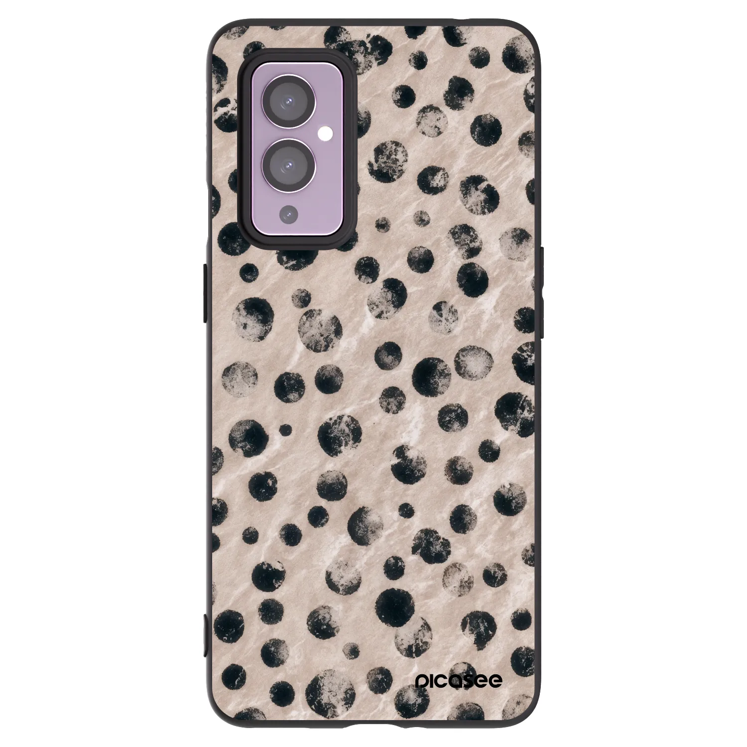 Picasee husă neagră din silicon pentru OnePlus 9 - Inked