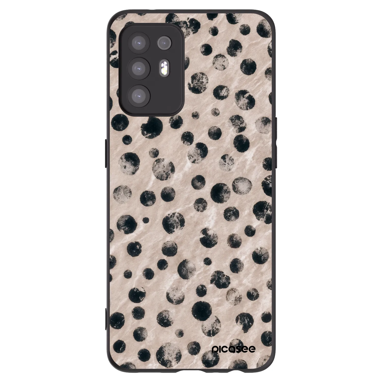 Picasee husă neagră din silicon pentru OPPO A94 5G - Inked
