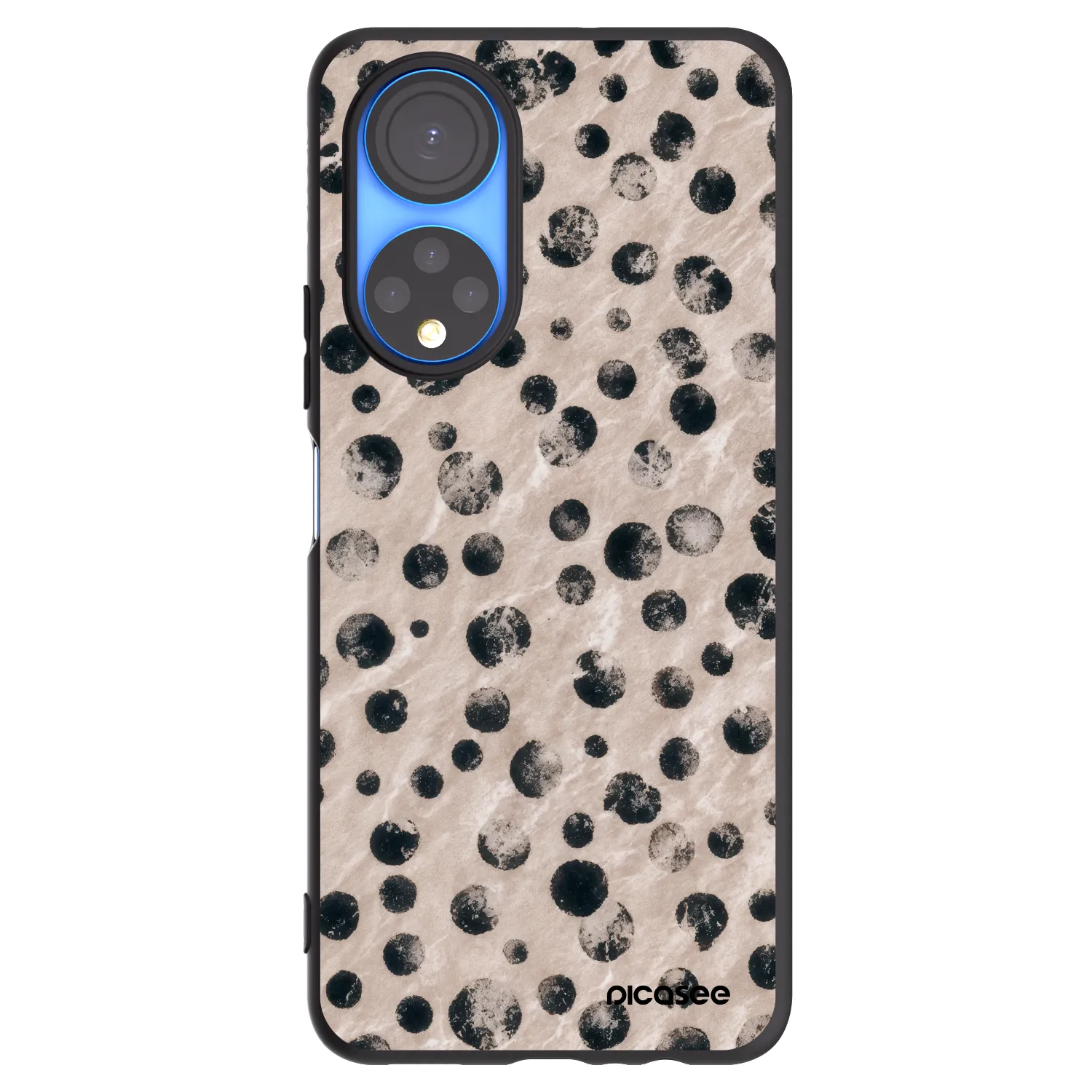 Picasee husă neagră din silicon pentru Honor X7 - Inked