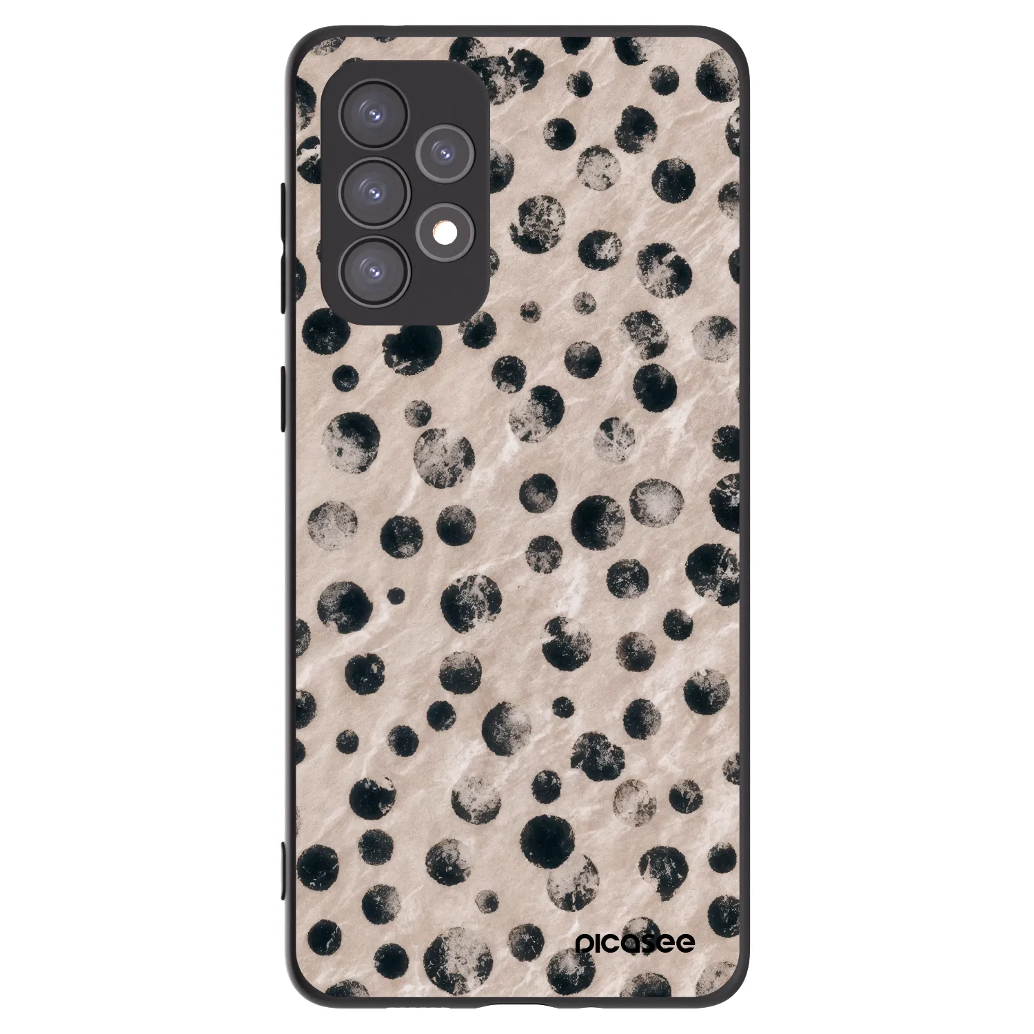 Picasee husă neagră din silicon pentru Samsung Galaxy A73 5G - Inked