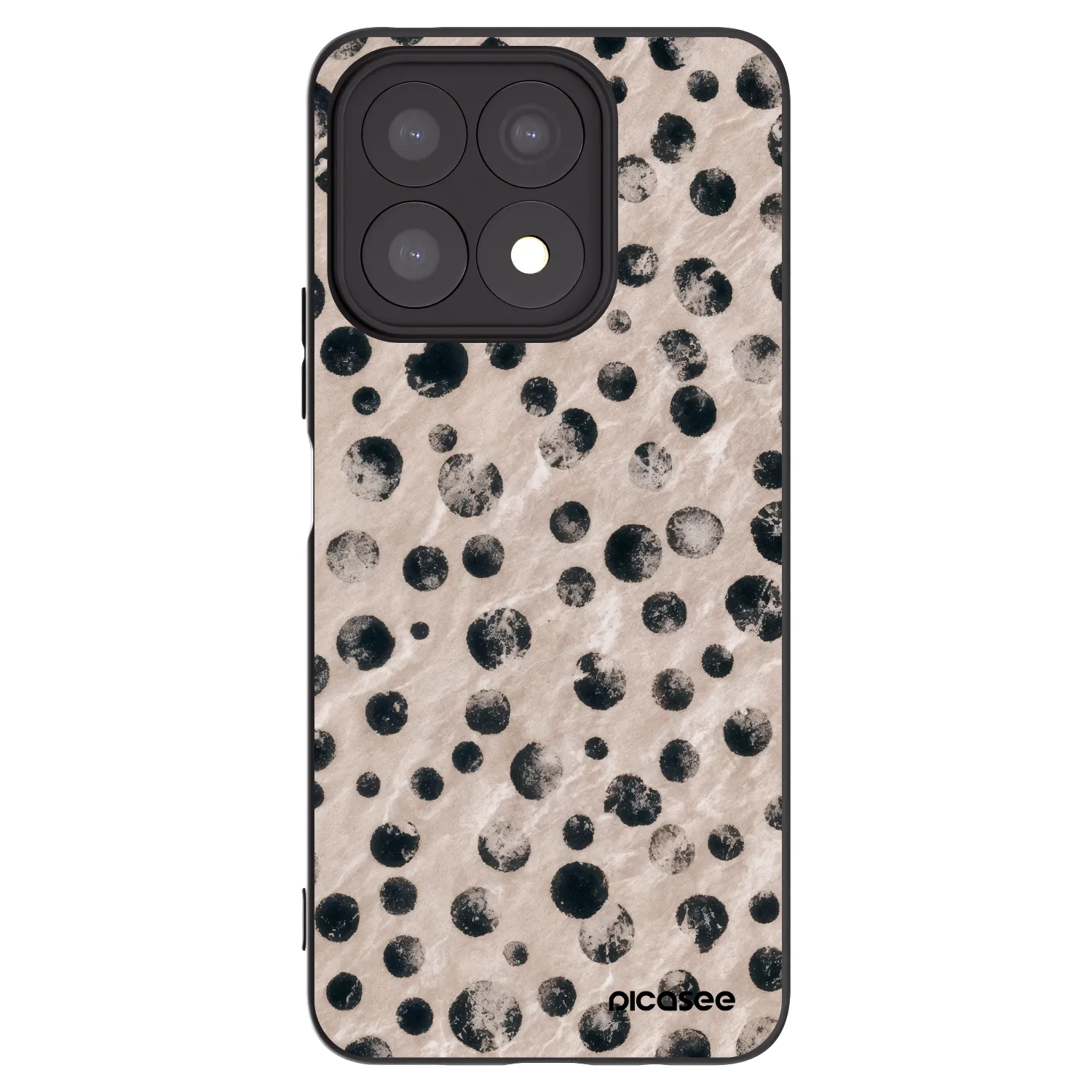 Picasee husă neagră din silicon pentru Honor X8a - Inked