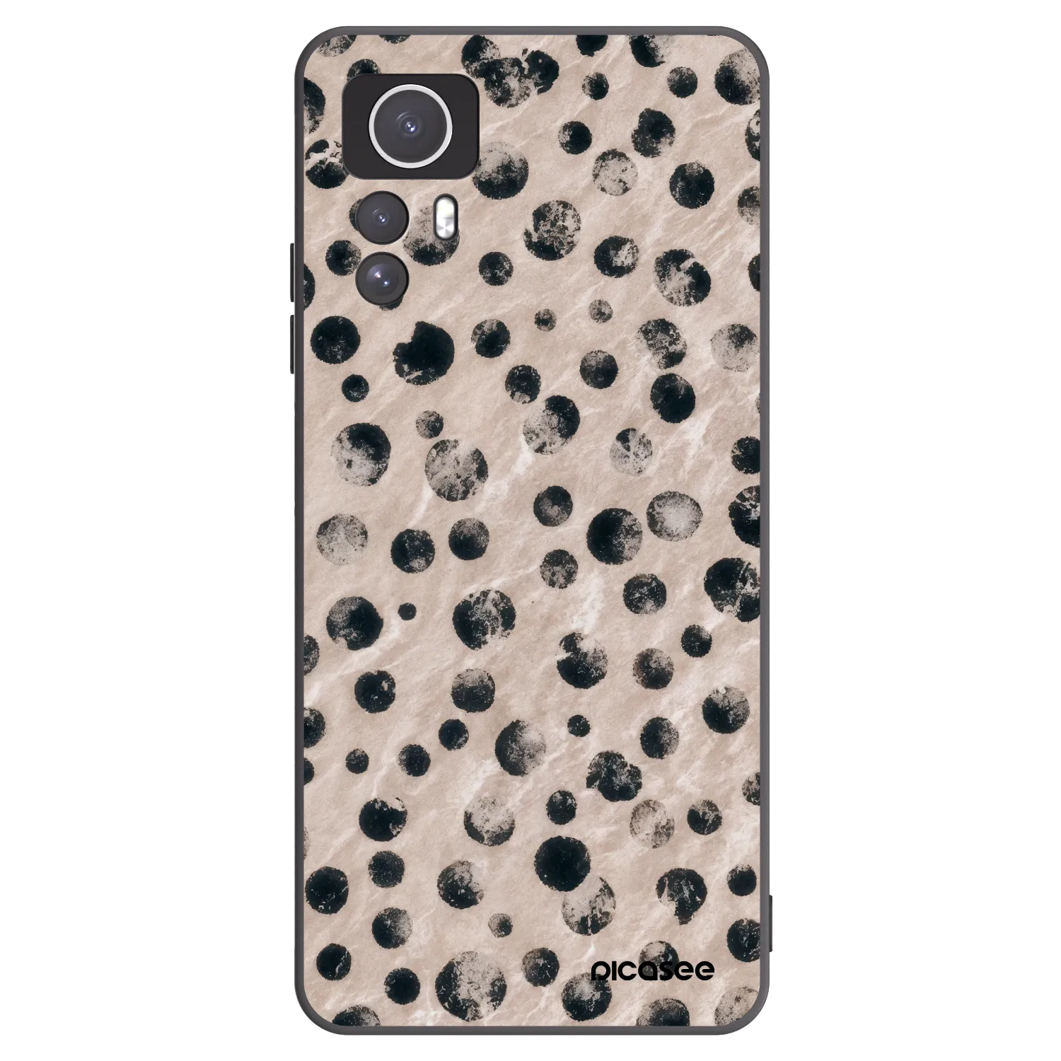 Picasee husă neagră din silicon pentru Xiaomi Redmi Note 12S - Inked