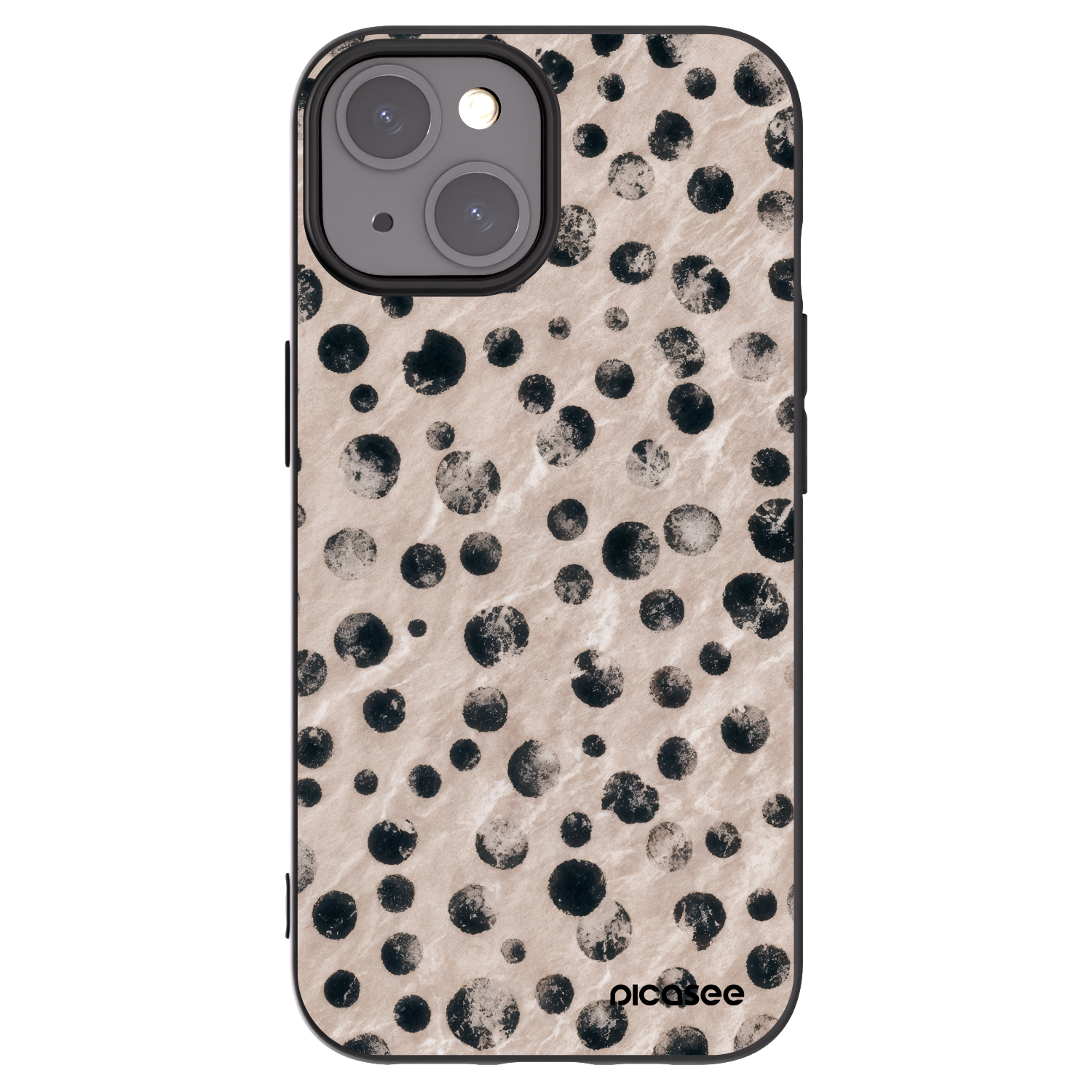 Picasee husă neagră din silicon pentru Apple iPhone 15 - Inked
