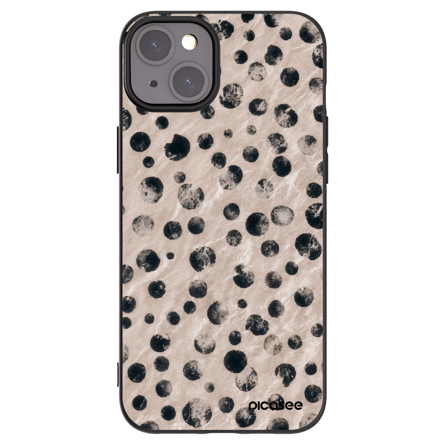 Picasee husă neagră din silicon pentru Apple iPhone 15 Plus - Inked