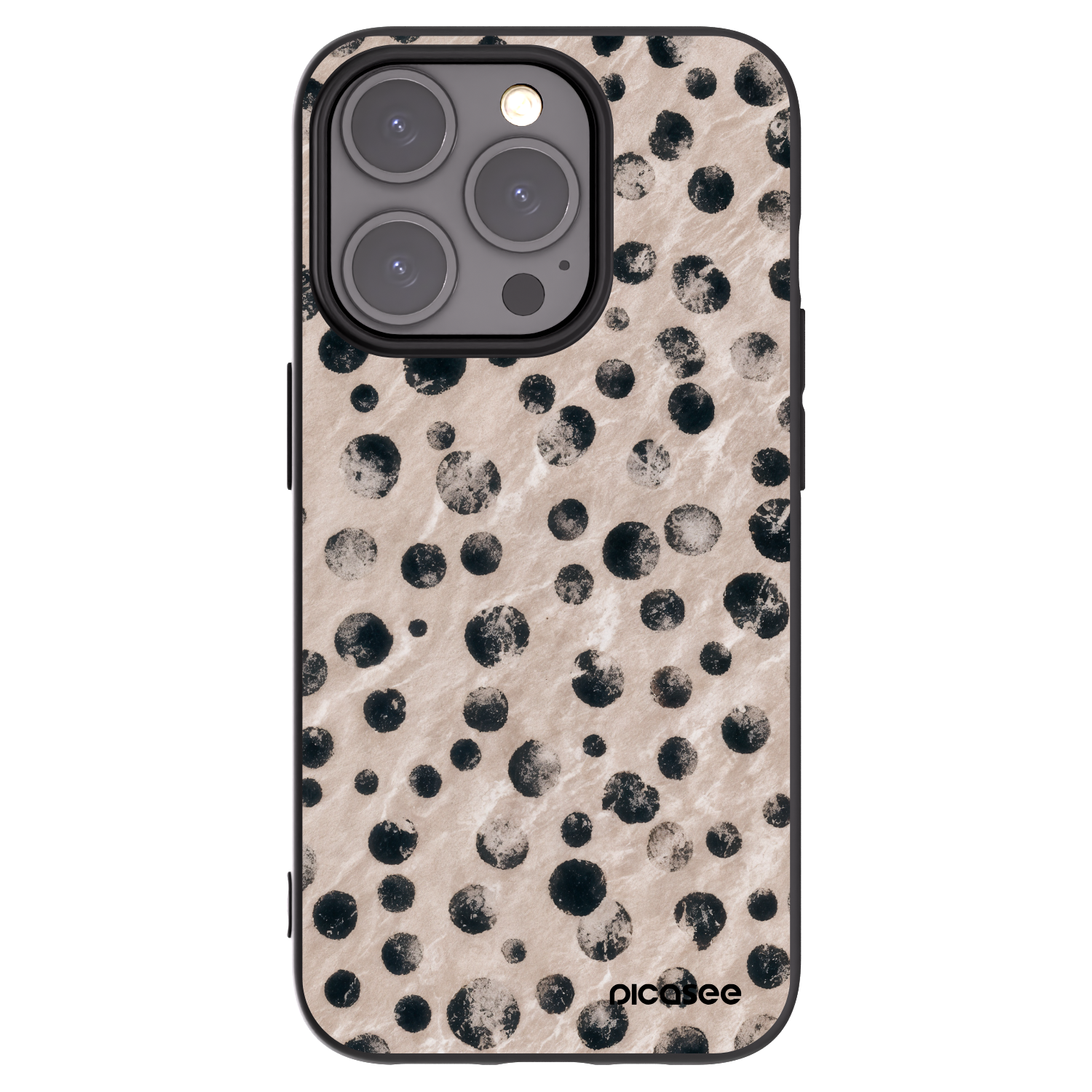 Picasee husă neagră din silicon pentru Apple iPhone 15 Pro - Inked