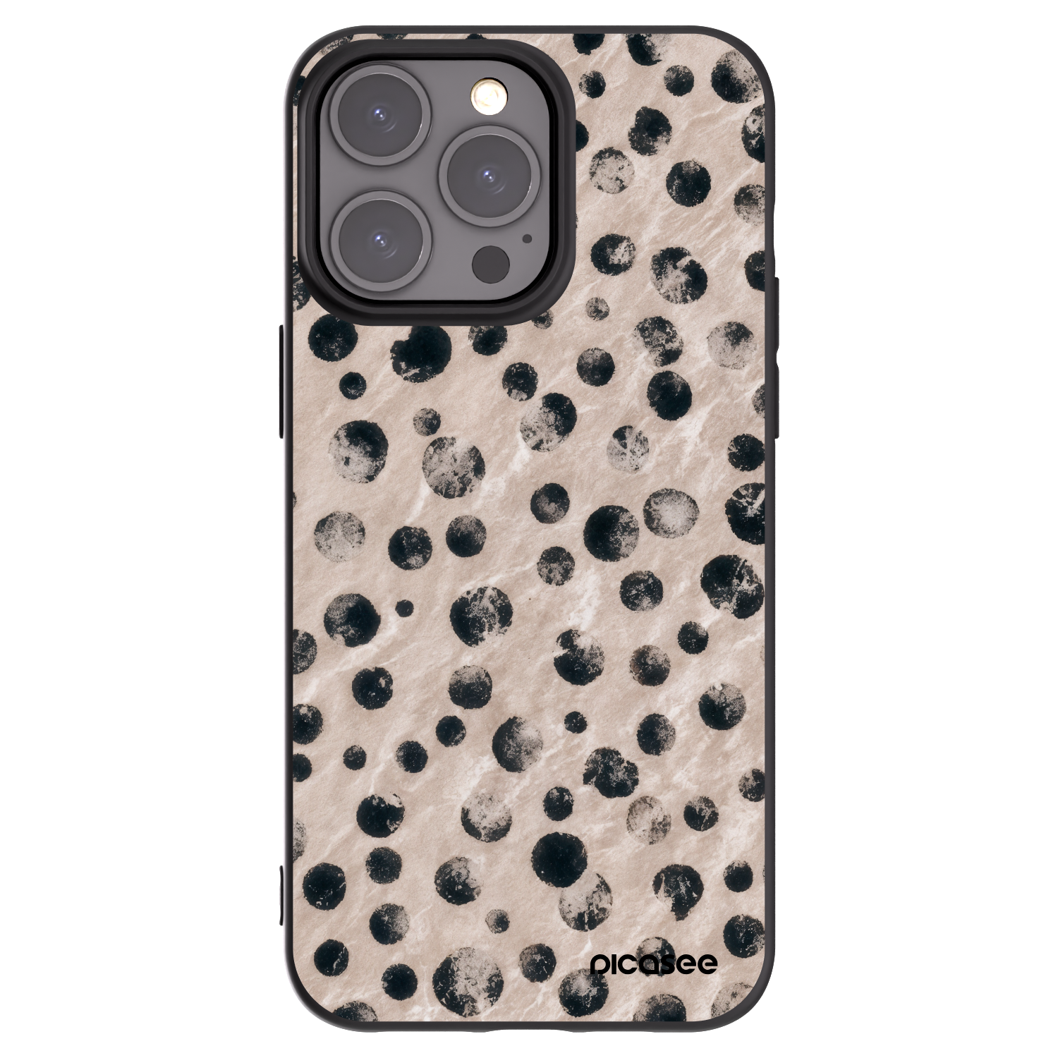 Picasee husă neagră din silicon pentru Apple iPhone 15 Pro Max - Inked