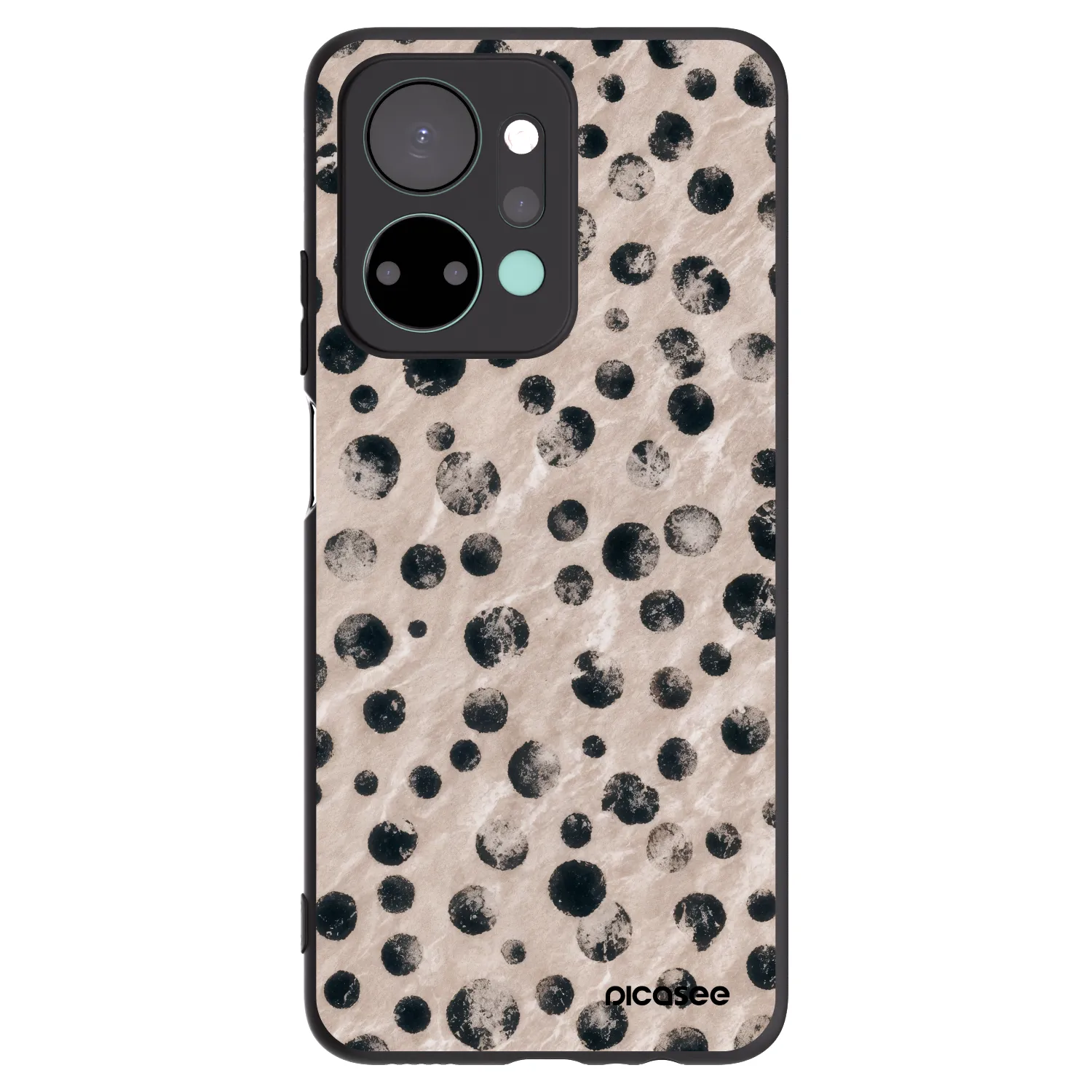 Picasee husă neagră din silicon pentru Honor X7a - Inked
