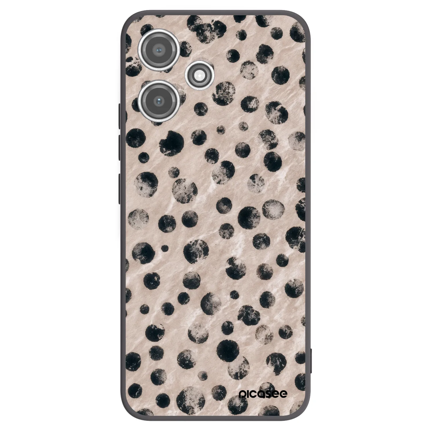 Picasee husă neagră din silicon pentru Xiaomi Redmi 12 5G - Inked