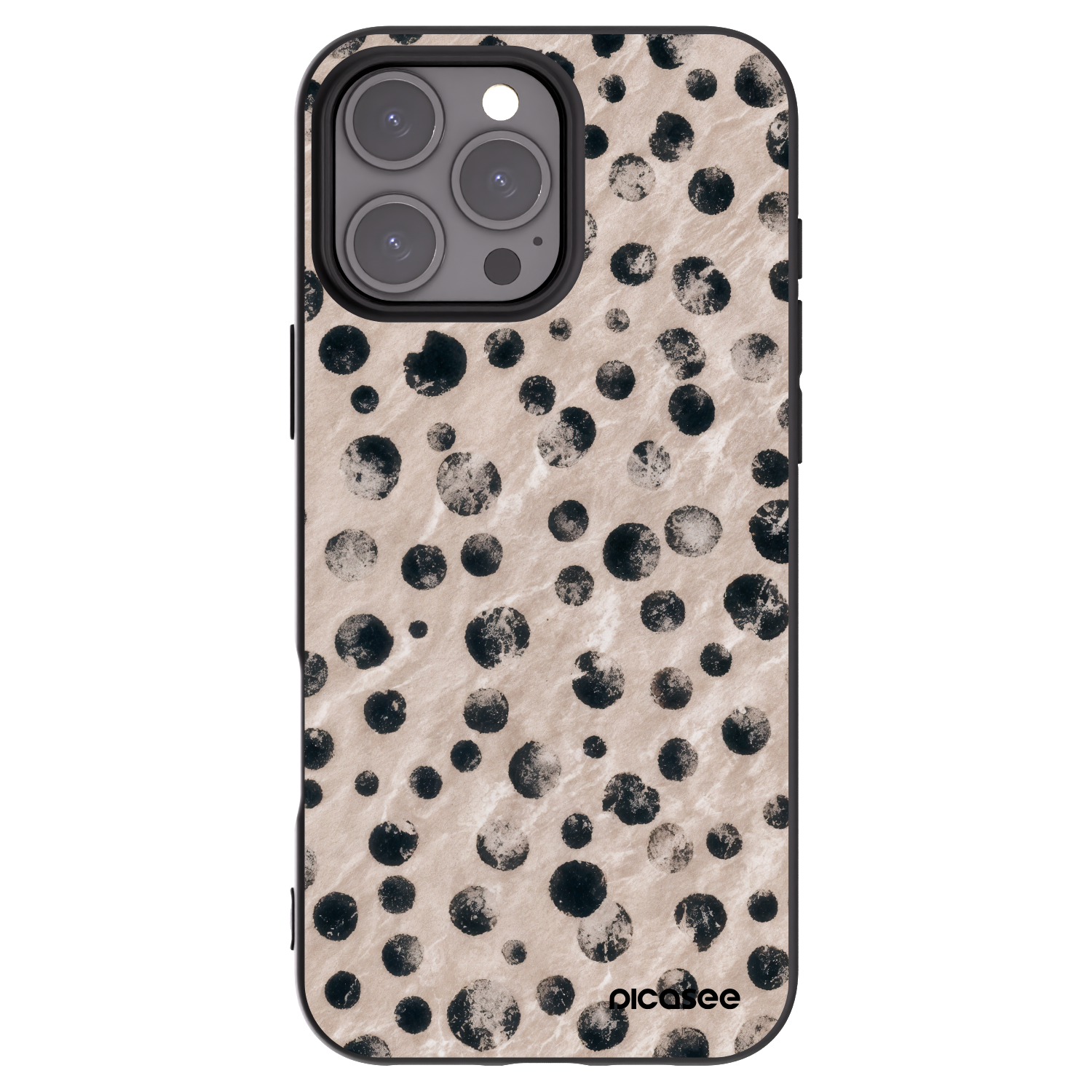 Picasee husă neagră din silicon pentru Apple iPhone 16 Pro Max - Inked