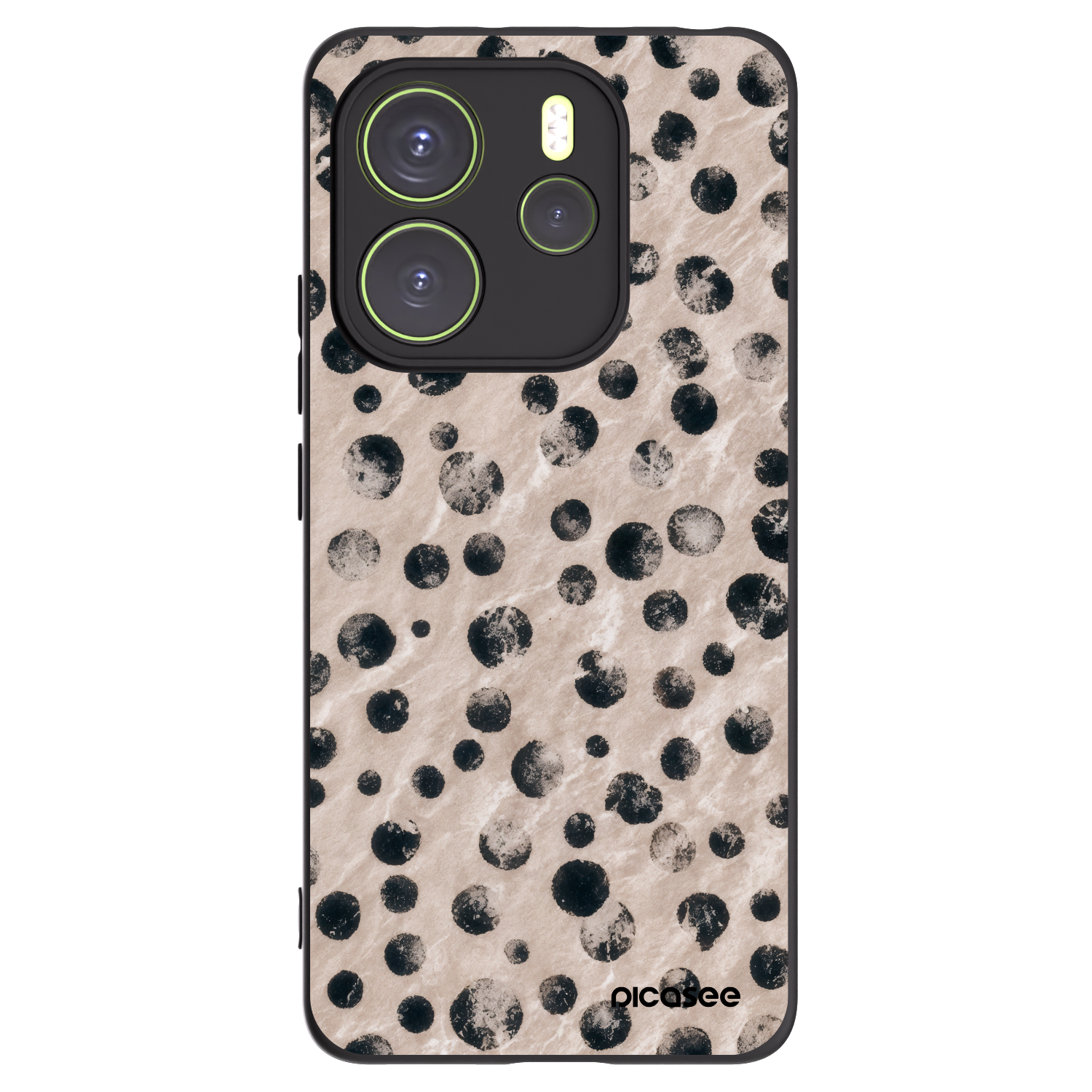 Picasee husă neagră din silicon pentru Xiaomi Redmi Note 14 4G - Inked