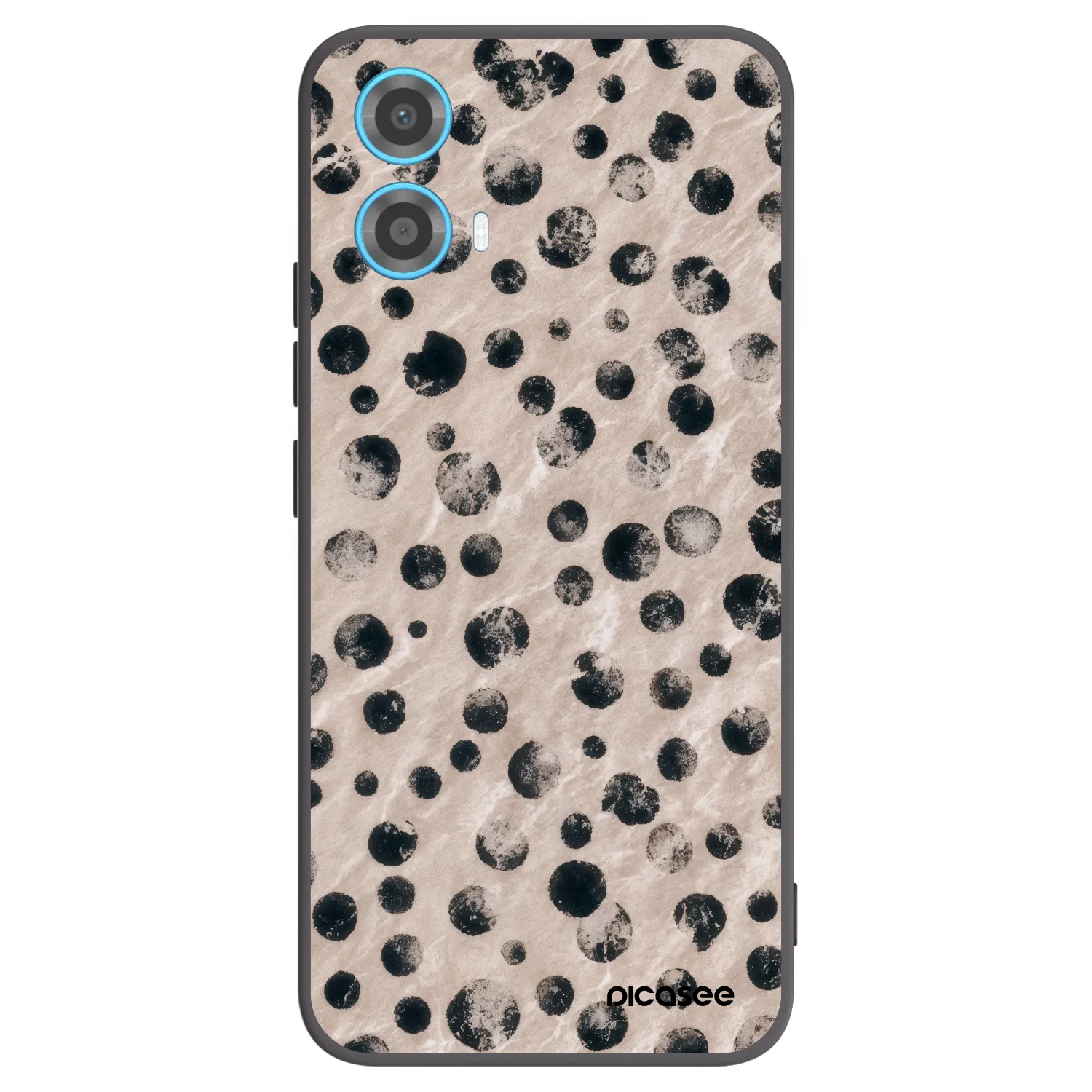Picasee husă neagră din silicon pentru Motorola Moto G34 5G - Inked