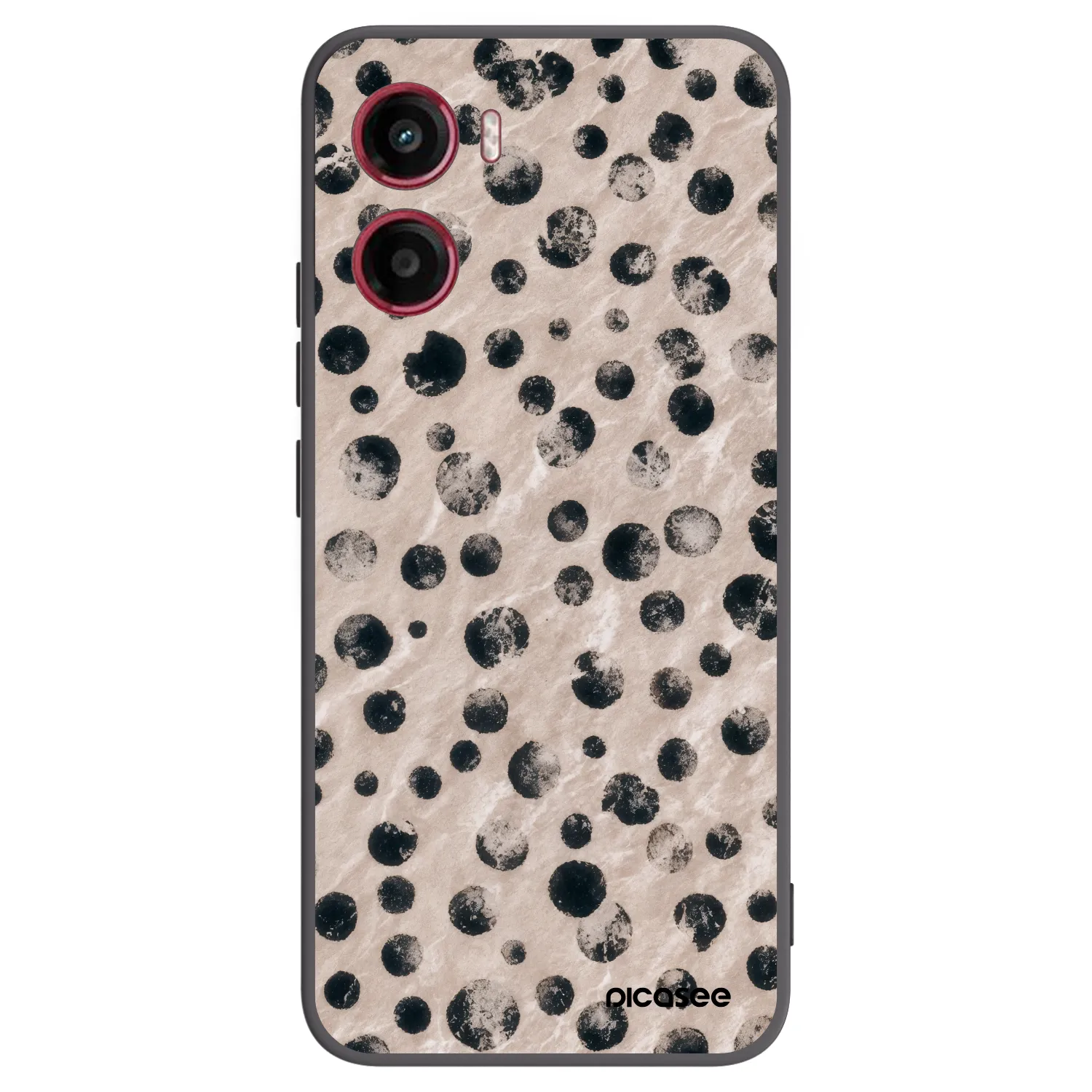 Picasee husă neagră din silicon pentru Motorola Moto G05 - Inked