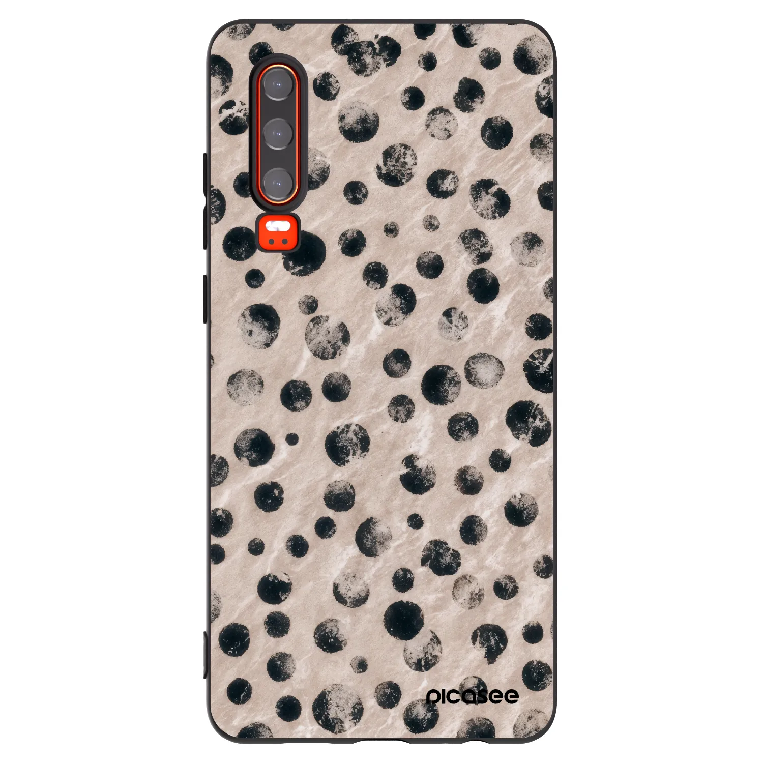 Picasee husă neagră din silicon pentru Huawei P30 - Inked
