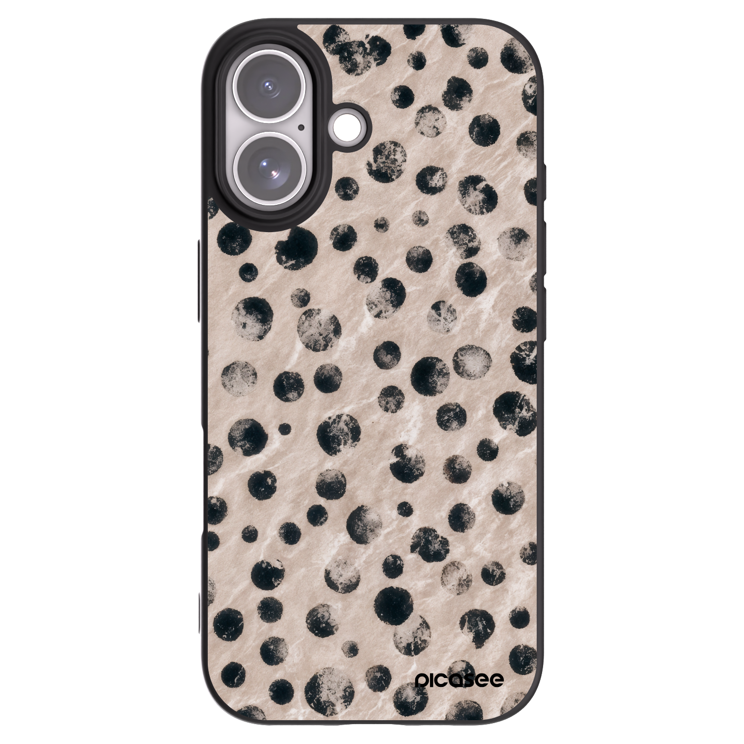 Picasee husă neagră din silicon pentru Apple iPhone 17 - Inked