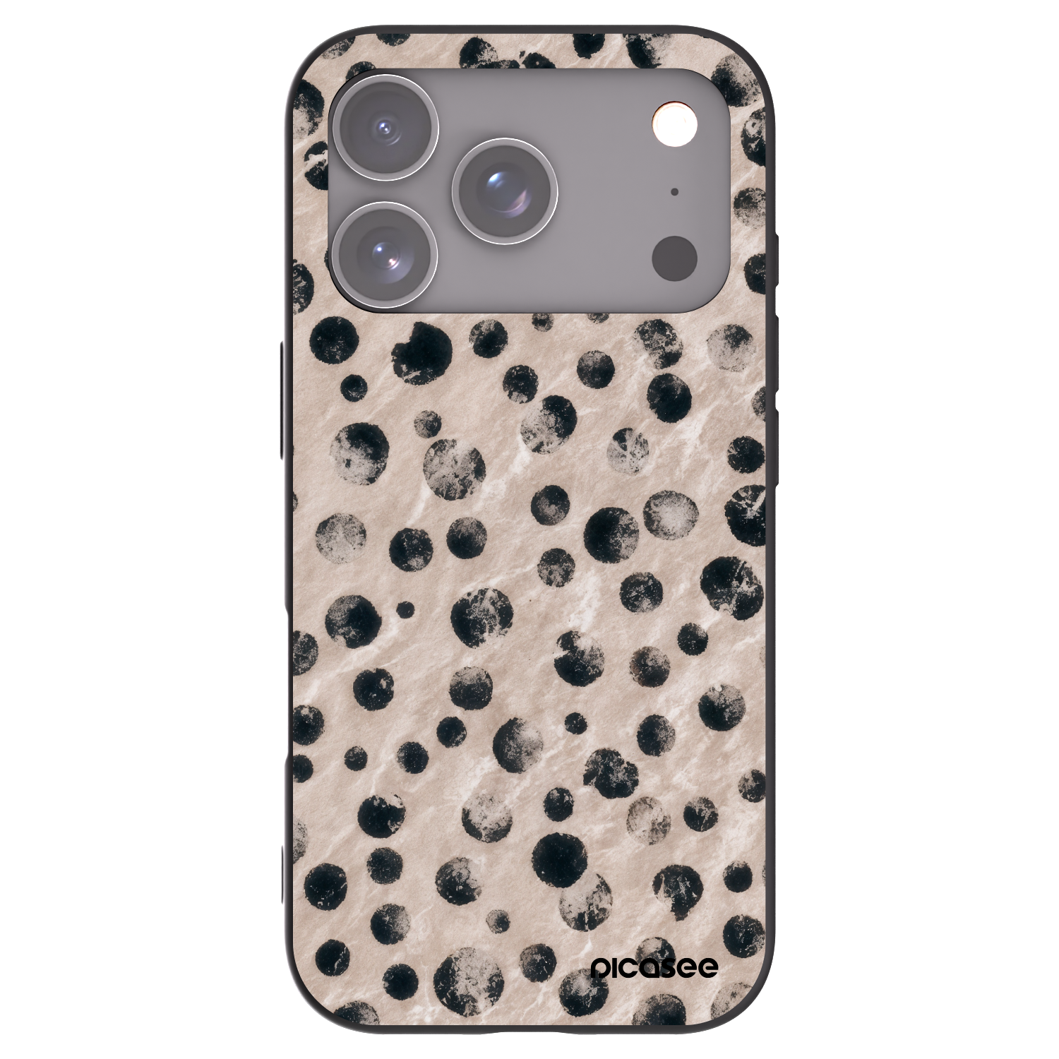 Picasee husă neagră din silicon pentru Apple iPhone 17 Pro - Inked