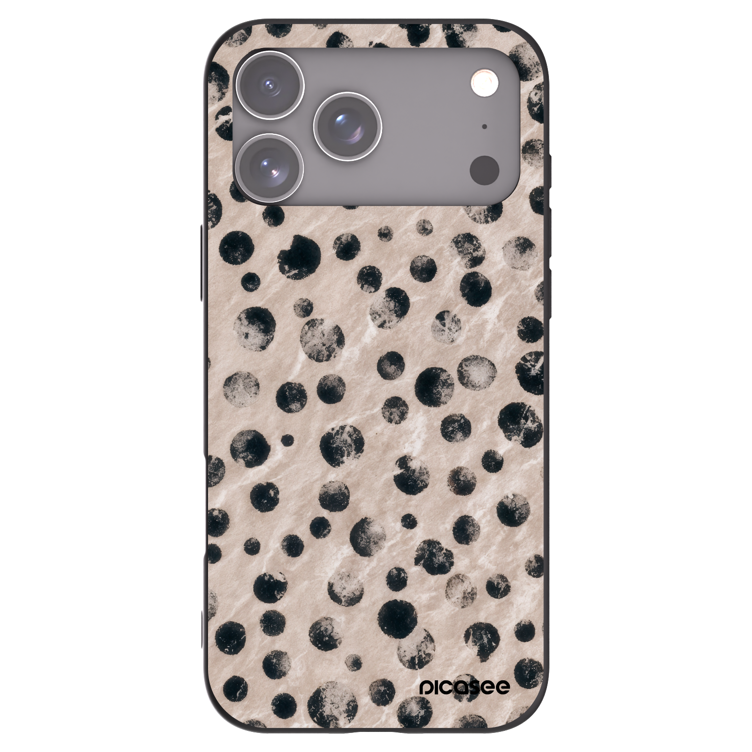 Picasee husă neagră din silicon pentru Apple iPhone 17 Pro Max - Inked