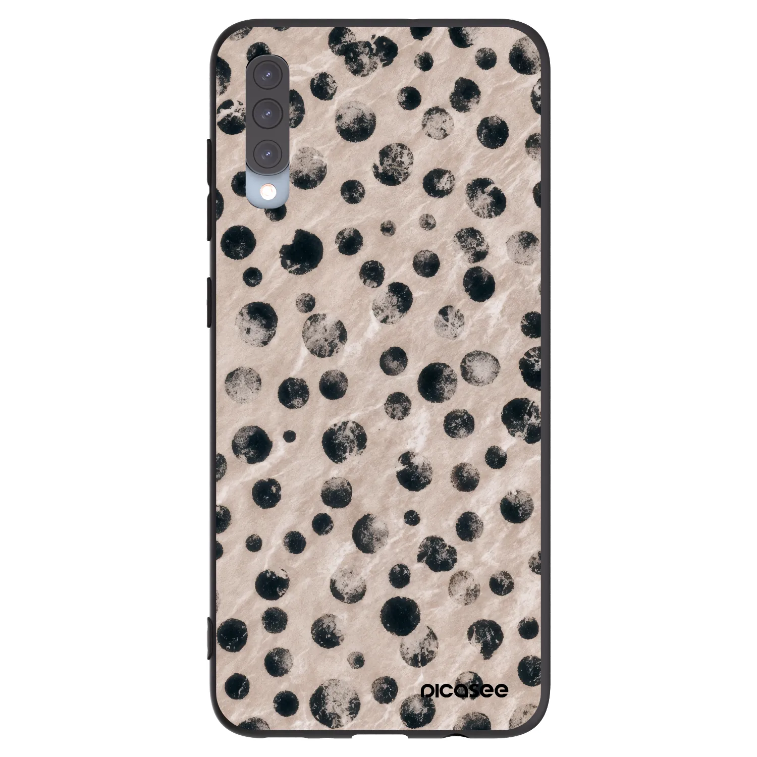 Picasee husă neagră din silicon pentru Samsung Galaxy A70 A705F - Inked