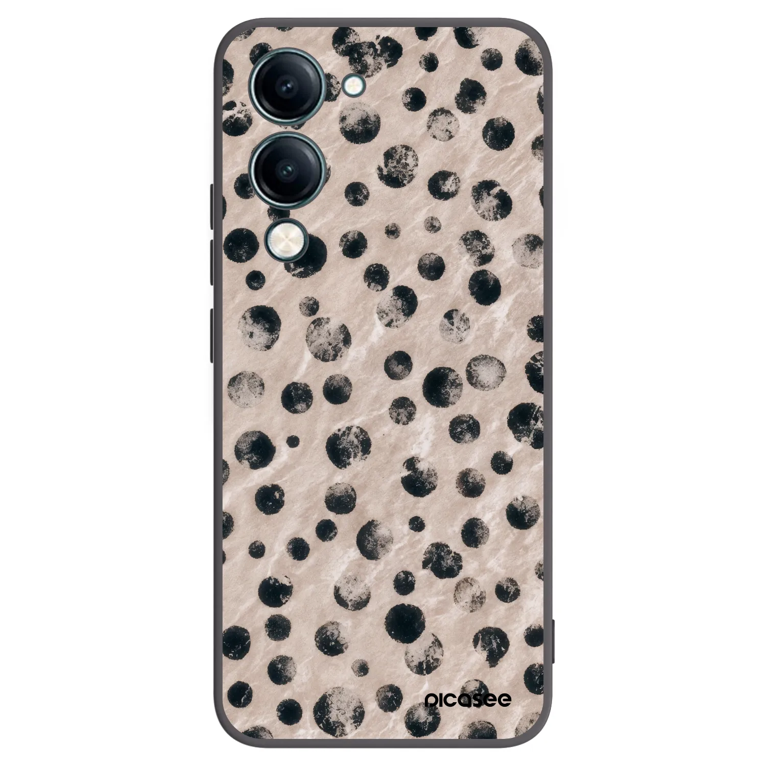 Picasee husă neagră din silicon pentru Vivo Y29s 5G - Inked