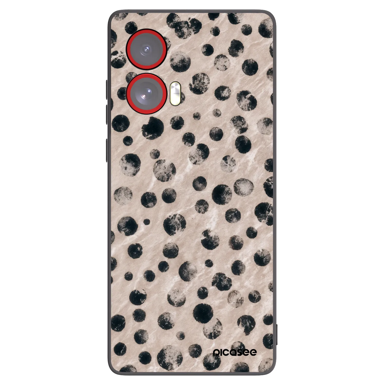 Picasee husă neagră din silicon pentru Motorola Edge 50 Fusion - Inked