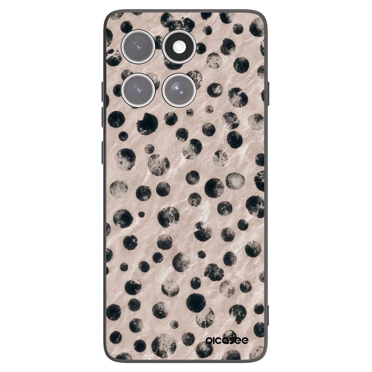 Picasee husă neagră din silicon pentru Motorola Edge 60 Fusion - Inked
