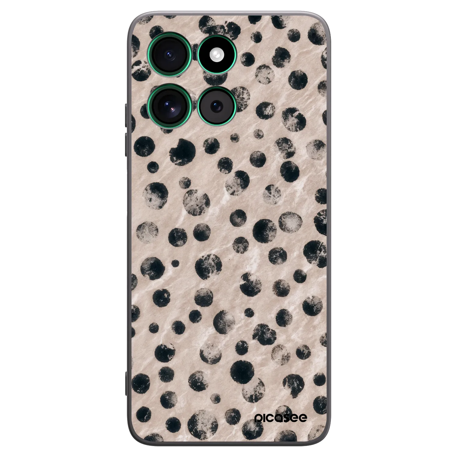 Picasee husă neagră din silicon pentru Motorola Moto G57 Power - Inked