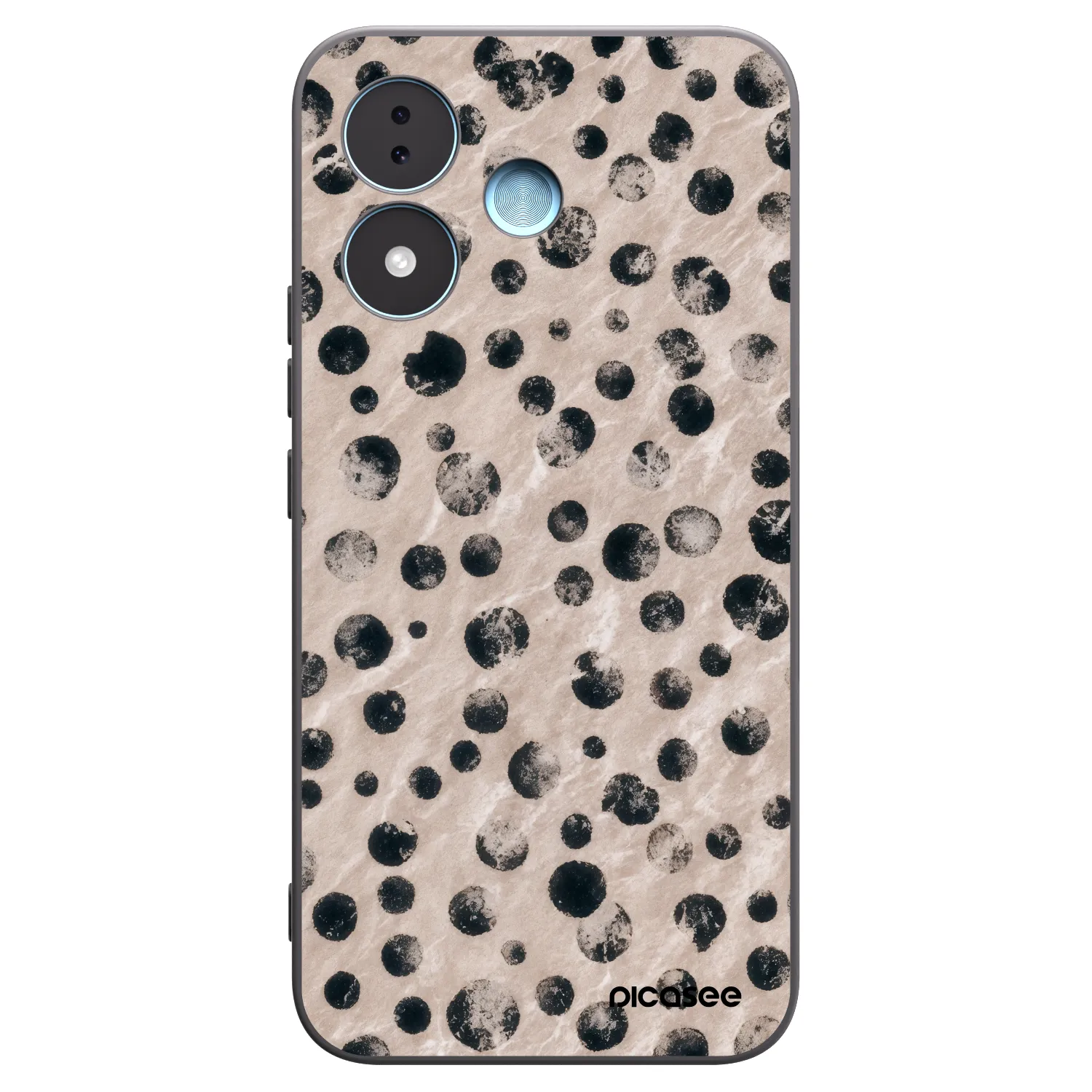 Picasee husă neagră din silicon pentru Xiaomi Redmi Note 17 5G - Inked