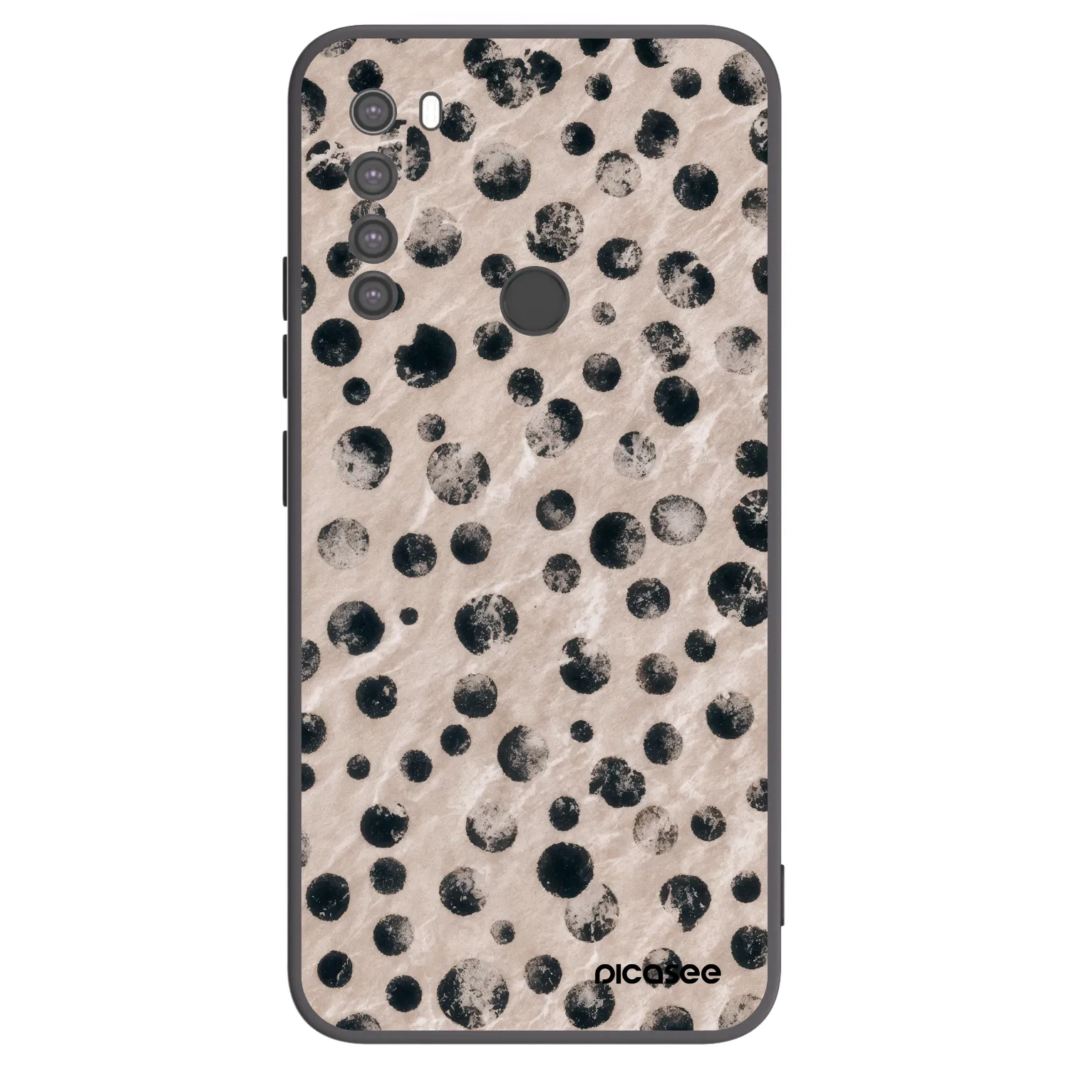 Picasee husă neagră din silicon pentru Xiaomi Redmi Note 8 - Inked