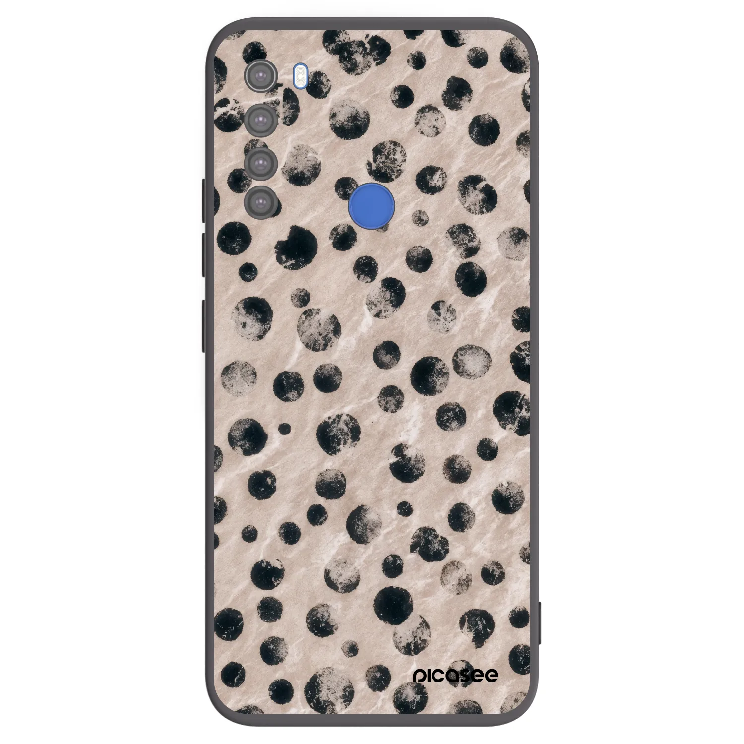 Picasee husă neagră din silicon pentru Xiaomi Redmi Note 8T - Inked