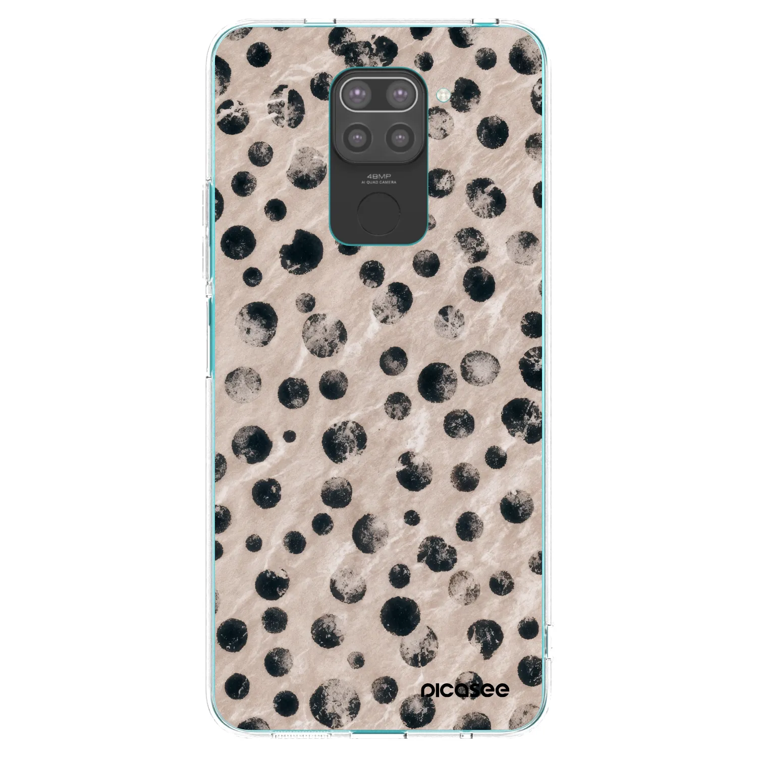 Picasee husă neagră din silicon pentru Xiaomi Redmi Note 9 - Inked